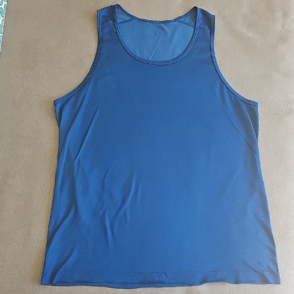Men's Lululemon Blue Sleeveless Tank Top